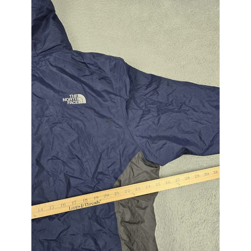 The North Face‎ Jacket Mens 2XL Blue 3-in-1 Hooded Removable Fleece Lined